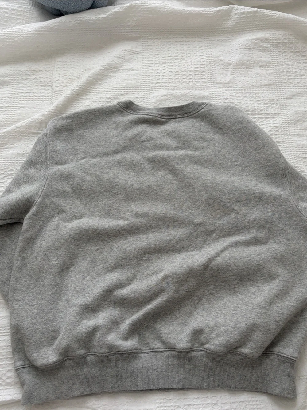 GAP Embroidered Logo Crewneck Sweatshirt - Light Grey